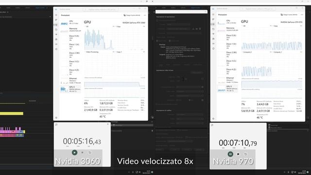 nvidia 970 Vs nvidia 3060 - test rendering video Adobe Premiere Pro смотреть онлайн