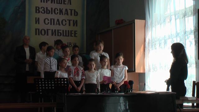 "Воспоём мы Богу славу и хвалу!"- пение воскресная школа смотреть онлайн