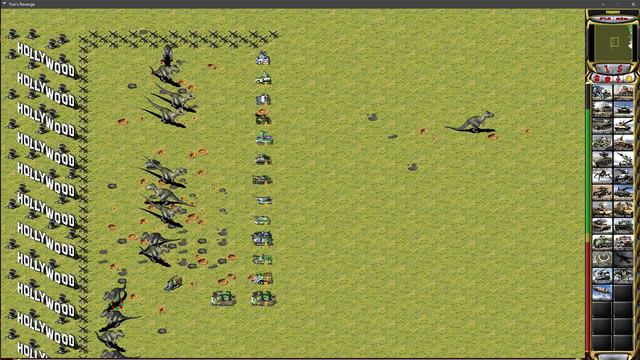 T-REX vs Tanks of Red Alert 2 смотреть онлайн