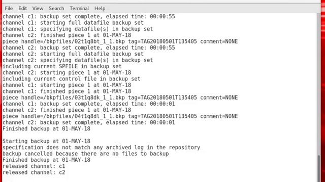 taking backup of database and binaries смотреть онлайн
