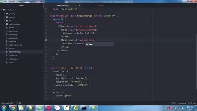 React Native - Style for Android App смотреть онлайн