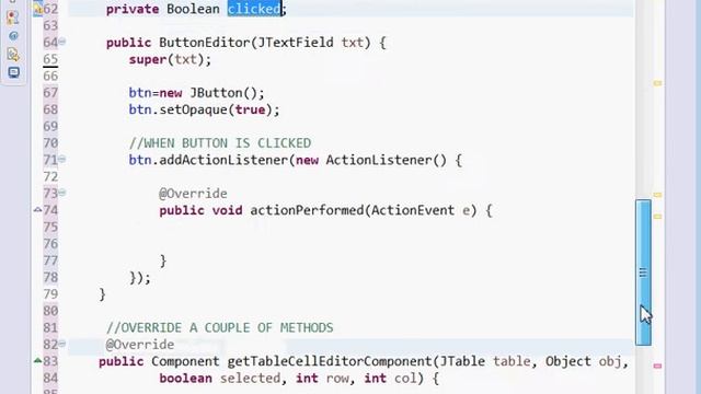 Java JTable Ep.07 - Add Button In Column Cells смотреть онлайн