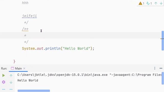 Comments in Java смотреть онлайн