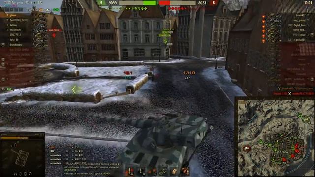 WOT AMX 50 B барабашка ТАЩИТ смотреть онлайн