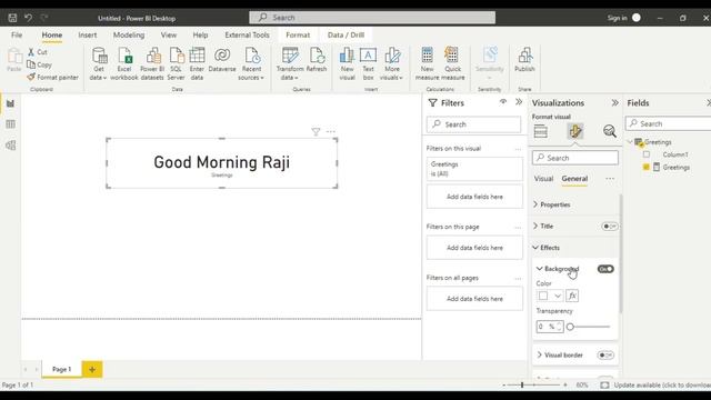 Creating dynamic Greetings in Power BI смотреть онлайн