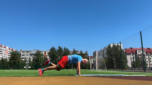 Бёрпи на 1 ноге