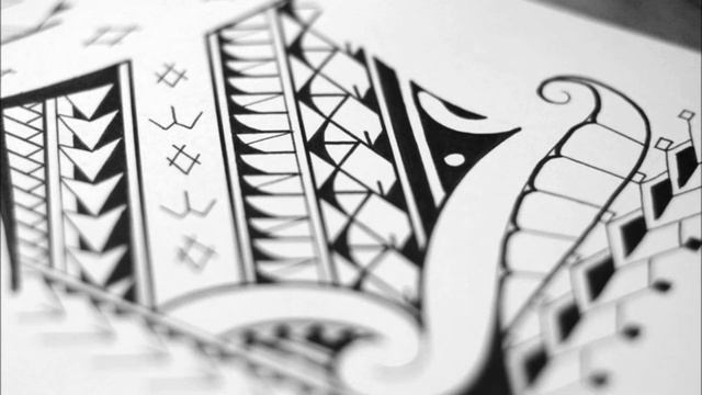Mixed tribal tattoo with Samoan and Maori patterns смотреть онлайн