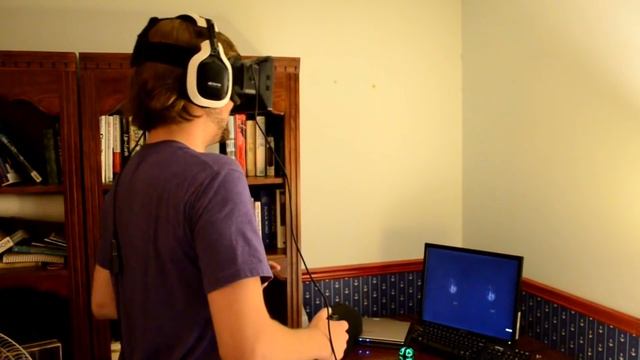Oculus Rift Horror Game -- Alone in the Rift, Intense Reaction смотреть онлайн