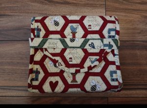 МК. Дорожный органайзер из ткани для рукоДелия и не только(средний размер)..mp4