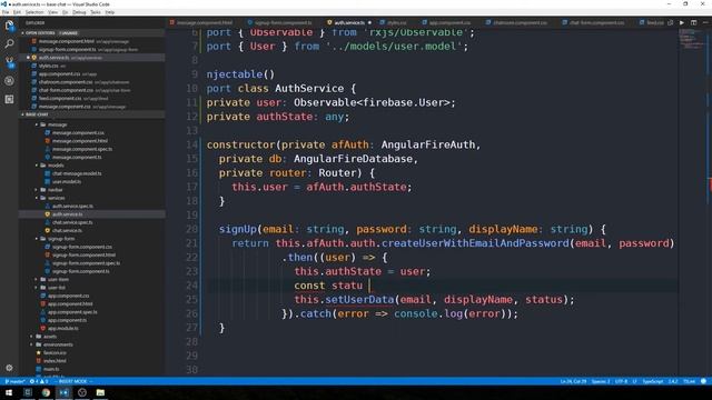 Angular Firebase Chat Tutorial - Part 2 смотреть онлайн