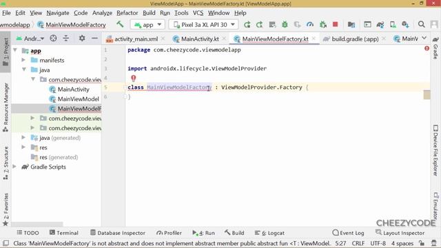 Android ViewModel Factory Tutorial - Architecture Component Hindi- CheezyCode #4 смотреть онлайн
