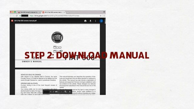Download Fiat 500 owners manual pdf free смотреть онлайн