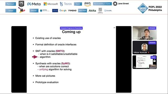 [VMCAI'22] Satisfiability and Synthesis Modulo Oracles смотреть онлайн