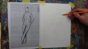 Урок изо для 6 класса. Набросок фигуры человека.