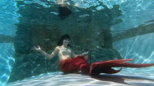 The Little Mermaid 2 Melody Swimming LIVE ACTION!