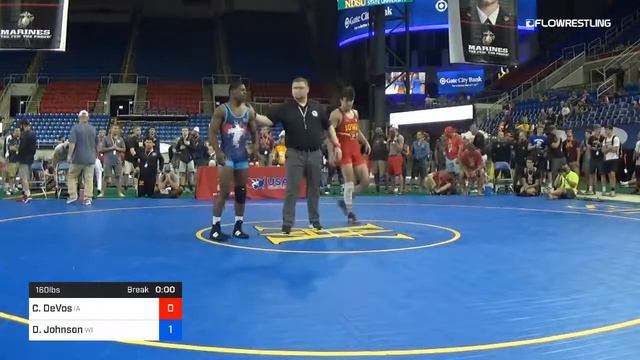 160 Lbs Semis Cade DeVos Iowa Vs Dajun Johnson Wisconsin смотреть онлайн
