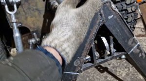 Автосцепка (Треугольник) на самодельный минитрактор классику