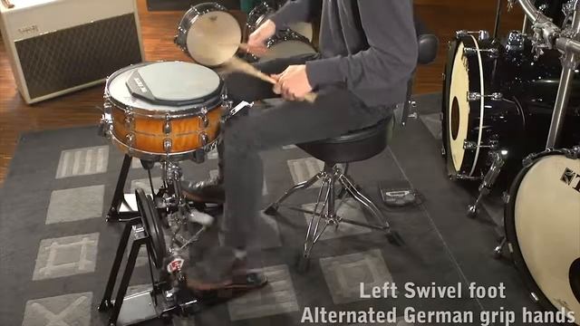 James Payne - Swivel Technique exercise on pads to practice Blast Beats and Bomb Blasts! смотреть онлайн