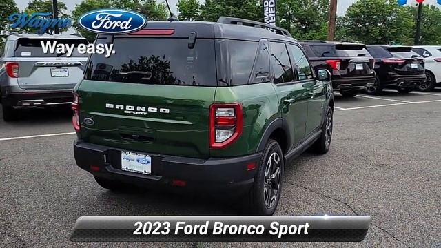 New 2023 Ford Bronco Sport Outer Banks, Wayne, NJ 23T-274 смотреть онлайн