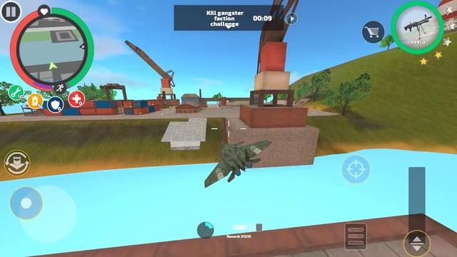 Rope Hero: Vice Town (Aircraft Transformer Fight Red Light Boss) Jet Airplane Robot Fight Army Base смотреть онлайн