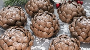 Пирожные на Новый Год «Шишки» без Выпечки. Понравится взрослым и детям!