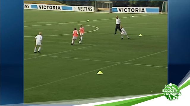 Game Intelligence in Youth Soccer | 3 v 3 with 4 Goals смотреть онлайн