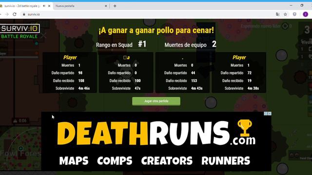surviv io 2d battle royale game Google Chrome 13 2 2020 19 30 38 смотреть онлайн