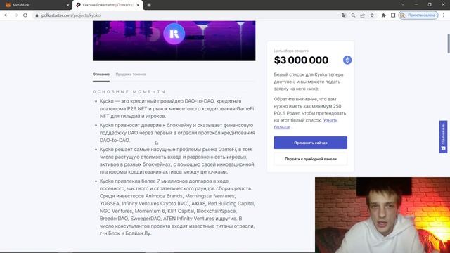 Как участвовать в IDO на Polkastarter. Инструкция для новичков смотреть онлайн
