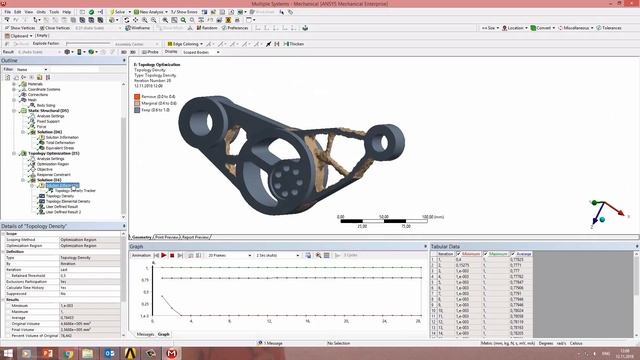 Топологическая оптимизация в ANSYS Mechanical R19.2 смотреть онлайн