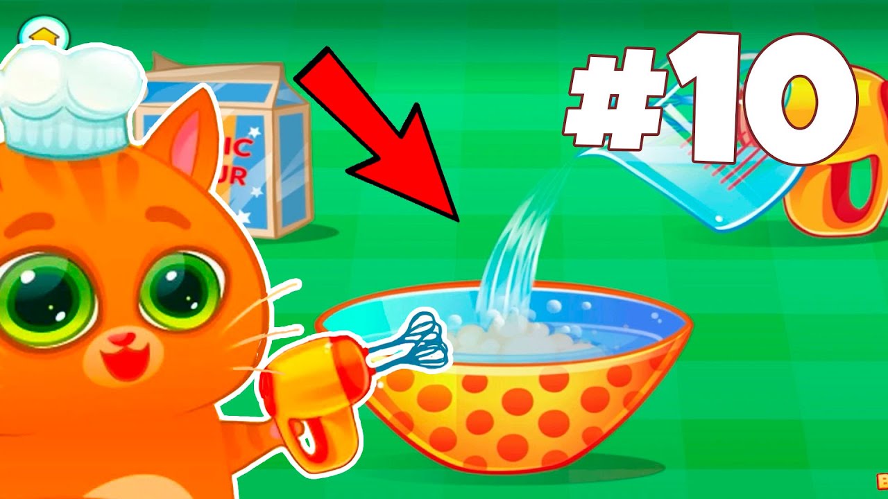 Делаем селфи с Буббу! 10 серия игры Виртуальный питомец котик Буббу на канале BabyMax.Игры для детей смотреть онлайн