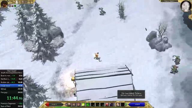 Titan Quest AE Any% Accomplished Hero - 23:28 смотреть онлайн