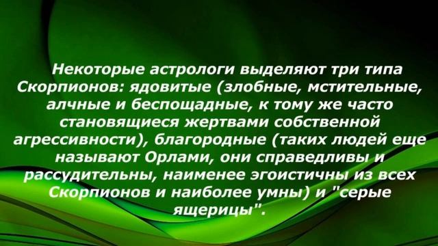 Характеристика знака зодиака Скорпион | Гороскопы смотреть онлайн