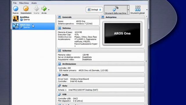 AROS One x86 v1.5 Installation on VirtualBox смотреть онлайн