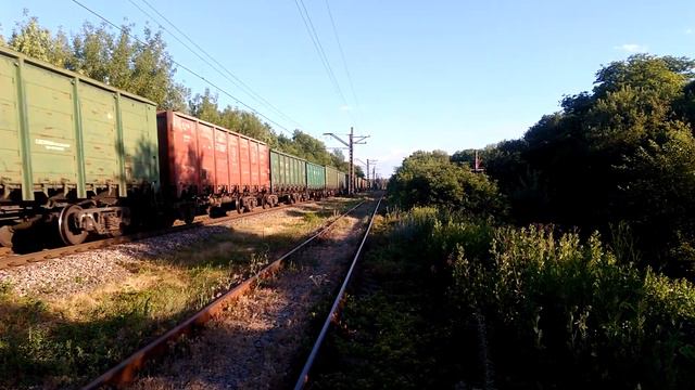 ВЛ8М-1648 Перегон Днепропетровск-Грузовой - Встречный смотреть онлайн