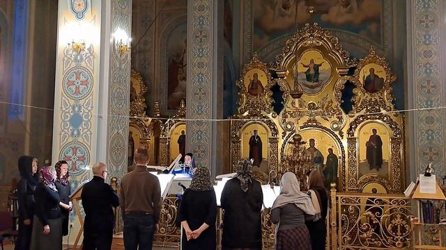 Ирмос 9-й песни покаянного канона прп. Андрея Критского. Регент Екатерина Артюхова. смотреть онлайн