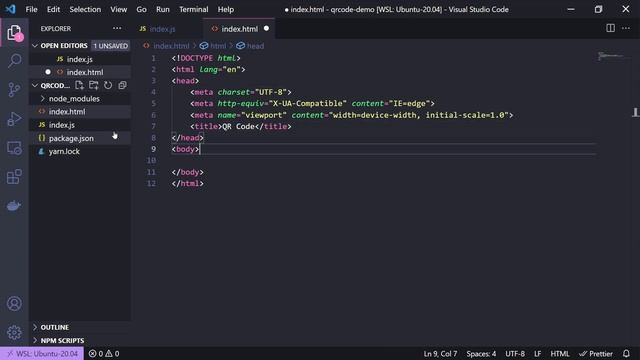 Create QR codes in JavaScript смотреть онлайн
