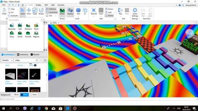 делаем карту obby в roblox studio #1 смотреть онлайн