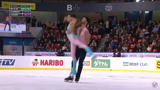 Gabriella Papadakis / Guillaume Cizeron FRA RD Internationaux de France 2019 IDF 2019 смотреть онлайн