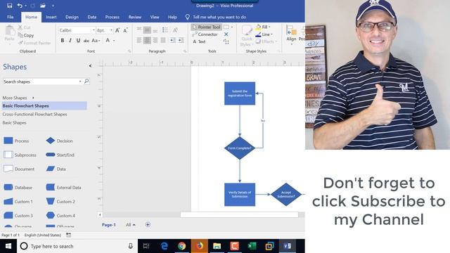 How To Draw Visio Flowchart Diagrams