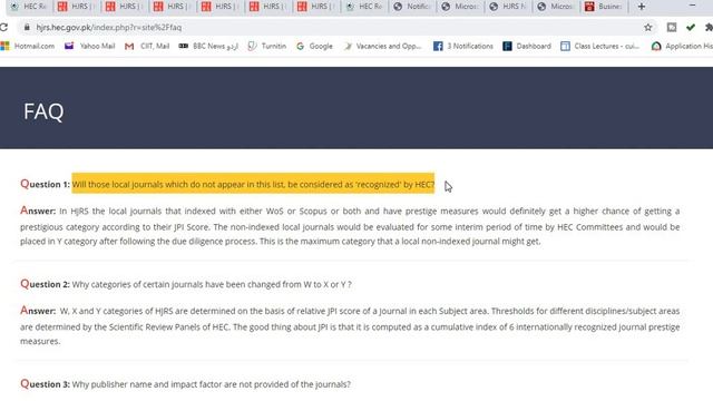 HJRS New Policy | HJRS 2020 | Recognition of Local Journals | New TTS Promotion Policy | HEC HJRS смотреть онлайн