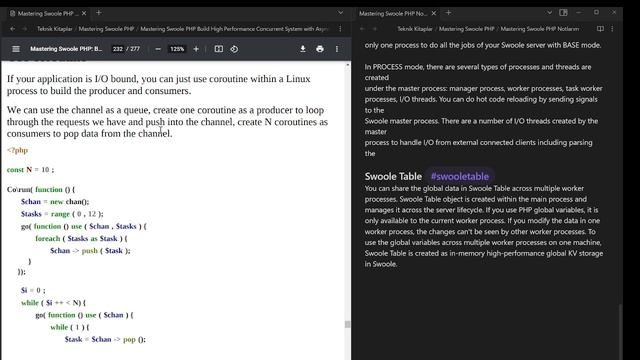 Reading Mastering Swoole PHP Book - Part 6 смотреть онлайн