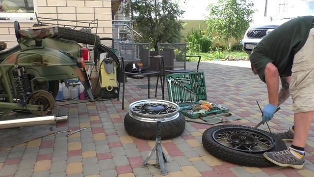 колесо подшипник выхлоп Урал Gear-Up смотреть онлайн