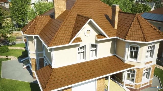 3d анимация коттеджного поселка в Молдове смотреть онлайн