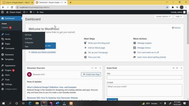 How to login to WordPress (in two easy steps) | Shayan Amjad (2021) смотреть онлайн