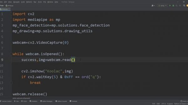 Python Face Detection using OpenCV and MediaPipe