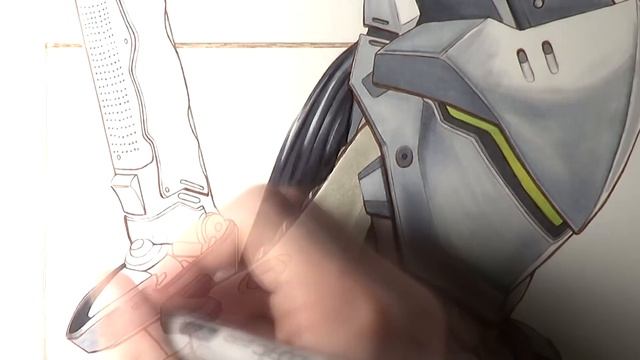Let's Draw Genji Shimada from Overwatch - FAN ART FRIDAY смотреть онлайн