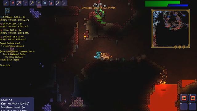 N Mod Terraria 1.2 RPG Lets Play Part 49!: HEART SADNESS! смотреть онлайн