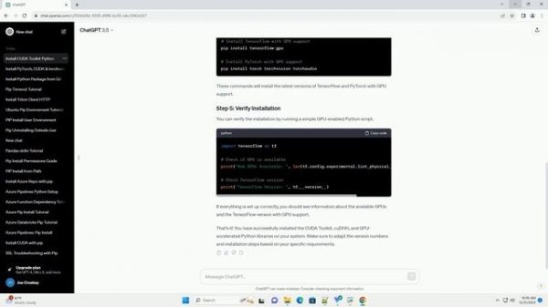 install cuda toolkit python pip