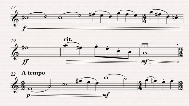 Minuet | composed live 06.03.19 (audio+score) смотреть онлайн