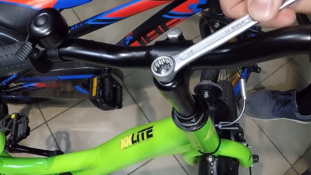 Как поднять руль и седло на детском велосипеде смотреть онлайн